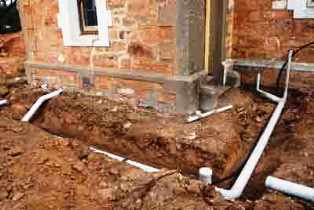 outside drainage Worcester Park